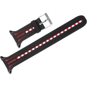 imageCressi Watchband for BigScreen Dive Computers Dive Computer Spare PartsBlackRed Watchband for BigScreen Dive Computers