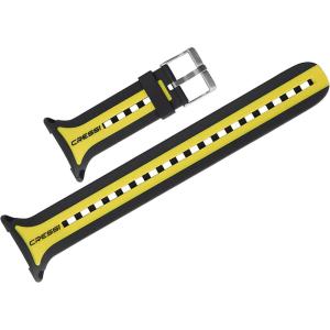 imageCressi Watchband for BigScreen Dive Computers Dive Computer Spare PartsBlackYellow Watchband for BigScreen Dive Computers