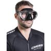 imageCressi Adult Dive Mask with Inclined Lens Lateral Visibility and Silicone Skirt for Scuba Diving  Penta Made in ItalyBlackBlack