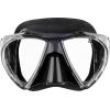imageCressi Adult Dive Mask with Inclined Lens Lateral Visibility and Silicone Skirt for Scuba Diving  Penta Made in ItalyBlackBlack