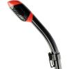 imageCressi Adult Diving Dry Snorkel with Splash Guard and Top Valve  Supernova Dry Designed in ItalyBlackRed