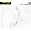 imageCressi Adult Diving Dry Snorkel with Splash Guard and Top Valve  Supernova Dry Designed in ItalyClearGrey
