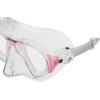 imageCressi Adult HighEnd Scuba Diving Mask Made in the Revolutionary Crystal Silicone  Big Eyes Evolution Crystal Made in ItalyPink