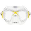 imageCressi Adult HighEnd Scuba Diving Mask Made in the Revolutionary Crystal Silicone  Big Eyes Evolution Crystal Made in ItalyYellow