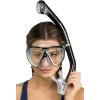 imageCressi Adult Snorkeling Kit Mask ampamp Dry Snorkel  Quality Equipment for Discovering The Underwater World  Ocean Combo Designed in ItalyBlackClear