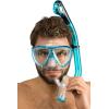 imageCressi Adult Snorkeling Kit Mask ampamp Dry Snorkel  Quality Equipment for Discovering The Underwater World  Ocean Combo Designed in ItalyClearTranslucent Aquamarine