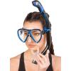 imageCressi Adult Snorkeling Kit Mask ampamp Snorkel  Quality Equipment for Discovering the Underwater World  Ikarus ampamp Orion Designed in ItalyBlackBlue