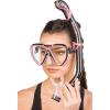 imageCressi Adult Snorkeling Kit Mask ampamp Snorkel  Quality Equipment for Discovering the Underwater World  Ikarus ampamp Orion Designed in ItalyBlackPink