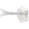 imageCressi AntiFog Wide View Single Lens Scuba Diving and Freediving Masks A1WhiteWhite  Clear Lens