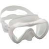 imageCressi AntiFog Wide View Single Lens Scuba Diving and Freediving Masks A1WhiteWhite  Clear Lens
