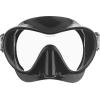 imageCressi F1 Scuba Diving Snorkeling Frameless Mask  Perfect Seal Silicone Skirt  Designed in Italy by CressiBlack