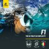 imageCressi F1 Scuba Diving Snorkeling Frameless Mask  Perfect Seal Silicone Skirt  Designed in Italy by CressiBlue