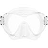 imageCressi F1 Scuba Diving Snorkeling Frameless Mask  Perfect Seal Silicone Skirt  Designed in Italy by CressiClearClearBlack