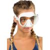 imageCressi F1 Scuba Diving Snorkeling Frameless Mask  Perfect Seal Silicone Skirt  Designed in Italy by CressiWhite