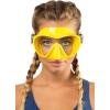 imageCressi F1 Scuba Diving Snorkeling Frameless Mask  Perfect Seal Silicone Skirt  Designed in Italy by CressiYellow