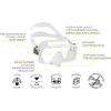 imageCressi Frameless Adult Scuba Diving Mask Wide Visibility Silicone Skirt SF1  Quality Since 1946Clear