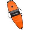 imageCressi Inflatable Float Signal Board for Freediving Scuba Diving Dive Flag HiVisibility Orange Reflective Strip DRings  Torpedo Designed in Italy