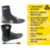 imageCressi Neoprene Adult AntiSlip Sole Boots  for Water Sports Scuba Diving Snorkeling Diving Rafting WindsurfingBlackBlack