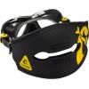 imageCressi Neoprene Mask Strap Cover with Ponytail Opening Keep Hair Tied and Secure with No TanglesBlackYellow