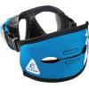 imageCressi Neoprene Mask Strap Cover with Ponytail Opening Keep Hair Tied and Secure with No TanglesBlueWhite