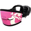 imageCressi Neoprene Mask Strap Cover with Ponytail Opening Keep Hair Tied and Secure with No TanglesPinkWhite