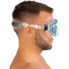 imageCressi Panoramic Wide View Mask ampamp Dry Snorkel Kit for Snorkeling Scuba Diving  Pano 3 ampamp Supernova Dry Designed in ItalyClearBlue