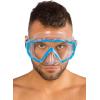 imageCressi Panoramic Wide View Mask ampamp Dry Snorkel Kit for Snorkeling Scuba Diving  Pano 3 ampamp Supernova Dry Designed in ItalyClearBlue