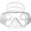 imageCressi Panoramic Wide View Mask ampamp Dry Snorkel Kit for Snorkeling Scuba Diving  Pano 3 ampamp Supernova Dry Designed in ItalyClearClear