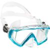 imageCressi Panoramic Wide View Mask ampamp Dry Snorkel Kit for Snorkeling Scuba Diving  Pano 3 ampamp Supernova Dry Designed in ItalyClearTranslucent Aquamarine