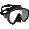 imageCressi Perfect View Scuba Diving Snorkeling Mask in Pure Comfortable Silicone  Available with Different Panoramic Lenses  Liberty Designed in ItalyBlackBlack
