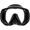 imageCressi Perfect View Scuba Diving Snorkeling Mask in Pure Comfortable Silicone  Available with Different Panoramic Lenses  Liberty Designed in ItalyBlackBlack