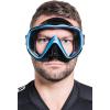 imageCressi Perfect View Scuba Diving Snorkeling Mask in Pure Comfortable Silicone  Available with Different Panoramic Lenses  Liberty Designed in ItalyBlackBlue SPE