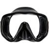 imageCressi Perfect View Scuba Diving Snorkeling Mask in Pure Comfortable Silicone  Available with Different Panoramic Lenses  Liberty Designed in ItalyBlackBlack