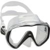 imageCressi Perfect View Scuba Diving Snorkeling Mask in Pure Comfortable Silicone  Available with Different Panoramic Lenses  Liberty Designed in ItalyClearBlack
