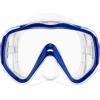 imageCressi Perfect View Scuba Diving Snorkeling Mask in Pure Comfortable Silicone  Available with Different Panoramic Lenses  Liberty Designed in ItalyClearBlue