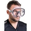 imageCressi Perfect View Scuba Diving Snorkeling Mask in Pure Comfortable Silicone  Available with Different Panoramic Lenses  Liberty Designed in ItalyClearBlack