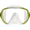 imageCressi Perfect View Scuba Diving Snorkeling Mask in Pure Comfortable Silicone  Available with Different Panoramic Lenses  Liberty Designed in ItalyClearLimeSilver