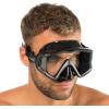 imageCressi Perfect View Scuba Diving Snorkeling Mask in Pure Comfortable Silicone  Available with Different Panoramic Lenses  Liberty Triside Designed in ItalyBlackGraphite