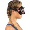 imageCressi Perfect View Scuba Diving Snorkeling Mask in Pure Comfortable Silicone  Available with Different Panoramic Lenses  Liberty Triside Designed in ItalyBlackRose Gem