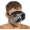 imageCressi Perfect View Scuba Diving Snorkeling Mask in Pure Comfortable Silicone  Available with Different Panoramic Lenses  Liberty Triside Designed in ItalyBlackSapphire