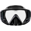 imageCressi Perfect View Scuba Diving Snorkeling Mask in Pure Comfortable Silicone  Available with Different Panoramic Lenses  Liberty Triside Designed in ItalyBlackGraphite