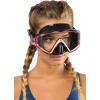 imageCressi Perfect View Scuba Diving Snorkeling Mask in Pure Comfortable Silicone  Available with Different Panoramic Lenses  Liberty Triside Designed in ItalyBlackRose Gem
