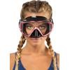 imageCressi Perfect View Scuba Diving Snorkeling Mask in Pure Comfortable Silicone  Available with Different Panoramic Lenses  Liberty Triside Designed in ItalyBlackRose Gem