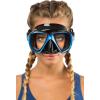 imageCressi Perfect View Scuba Diving Snorkeling Mask in Pure Comfortable Silicone  Liberty Duo Designed in ItalyBlackBlueBlue