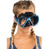 imageCressi Perfect View Scuba Diving Snorkeling Mask in Pure Comfortable Silicone  Liberty Duo Designed in ItalyBlackBlueBlue
