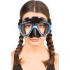 imageCressi Perfect View Scuba Diving Snorkeling Mask in Pure Comfortable Silicone  Liberty Duo Designed in ItalyBlackBlueBlue