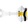 imageCressi Perfect View Scuba Diving Snorkeling Mask in Pure Comfortable Silicone  Liberty Duo Designed in ItalyBlackYellow