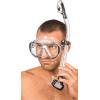 imageCressi Perfect View Scuba Diving Snorkeling Mask in Pure Comfortable Silicone  Liberty Duo Designed in ItalyClearBlackSilver