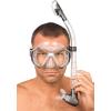 imageCressi Perfect View Scuba Diving Snorkeling Mask in Pure Comfortable Silicone  Liberty Duo Designed in ItalyClearBlackSilver