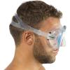 imageCressi Perfect View Scuba Diving Snorkeling Mask in Pure Comfortable Silicone  Liberty Duo Designed in ItalyClearBlueSilver